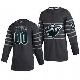 Minnesota Wild Trikot Custom Grau 2020 NHL All-Star Adidas Authentic - Herren
